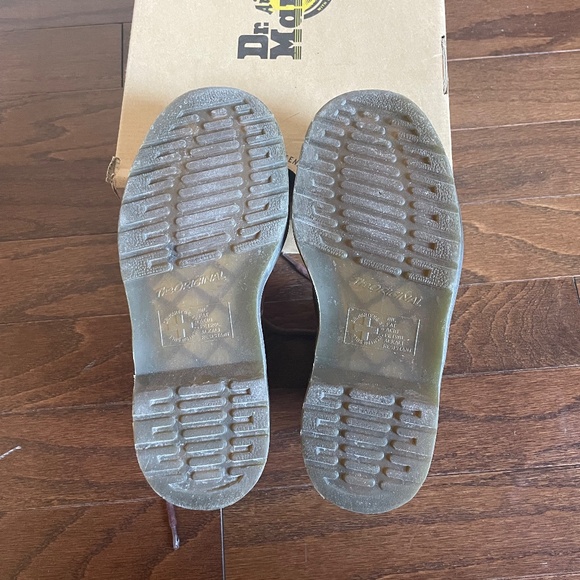 Dr. Martens 101 boots in harvest tan leather (US W5/M4) - Picture 6 of 8